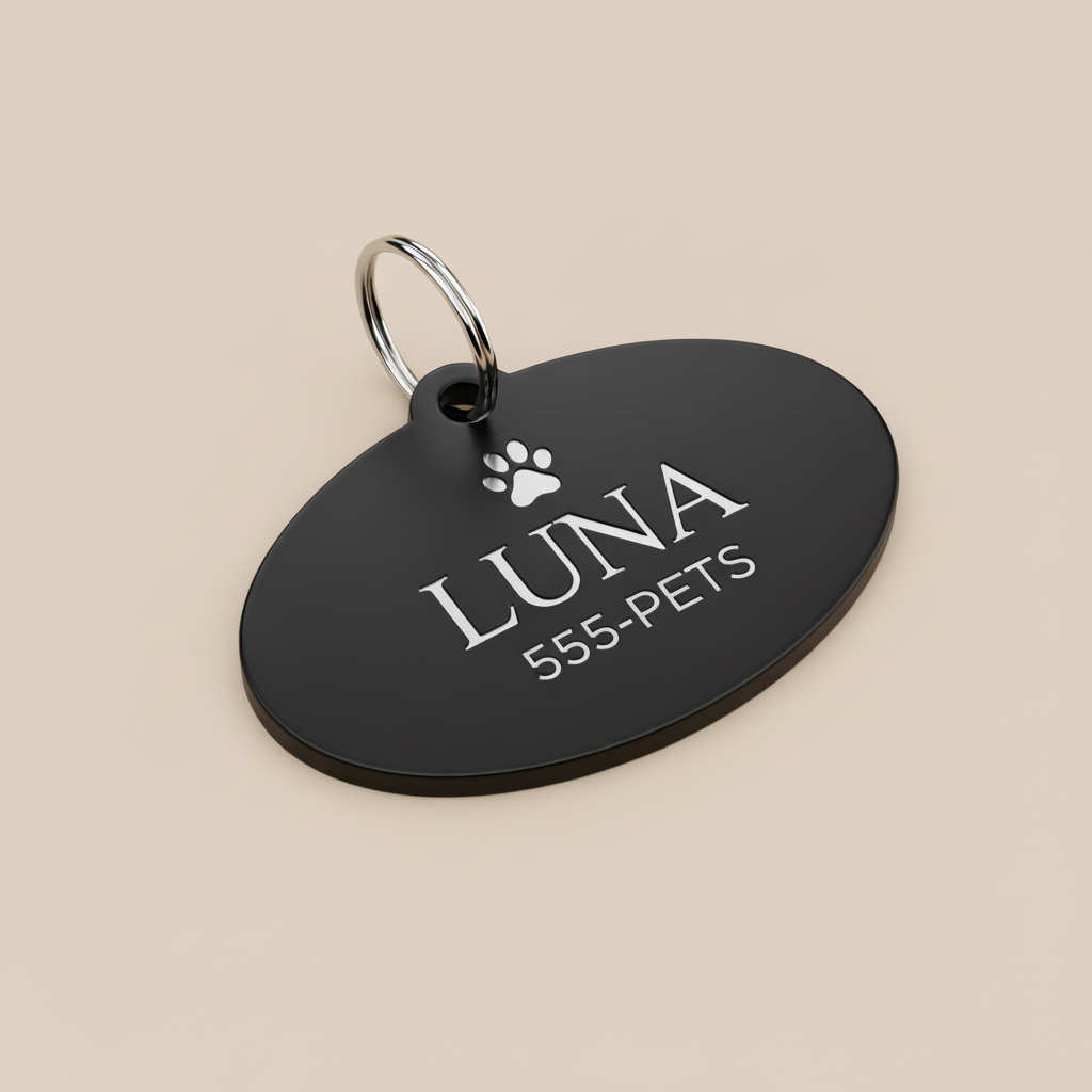 The Signature Tag in Matte Black